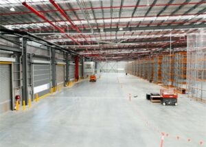 inside 3PL facility fire systems
